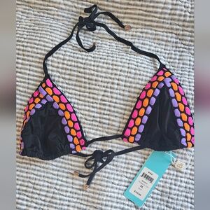 Beach Bunny Colorful Triangle Bikini Set